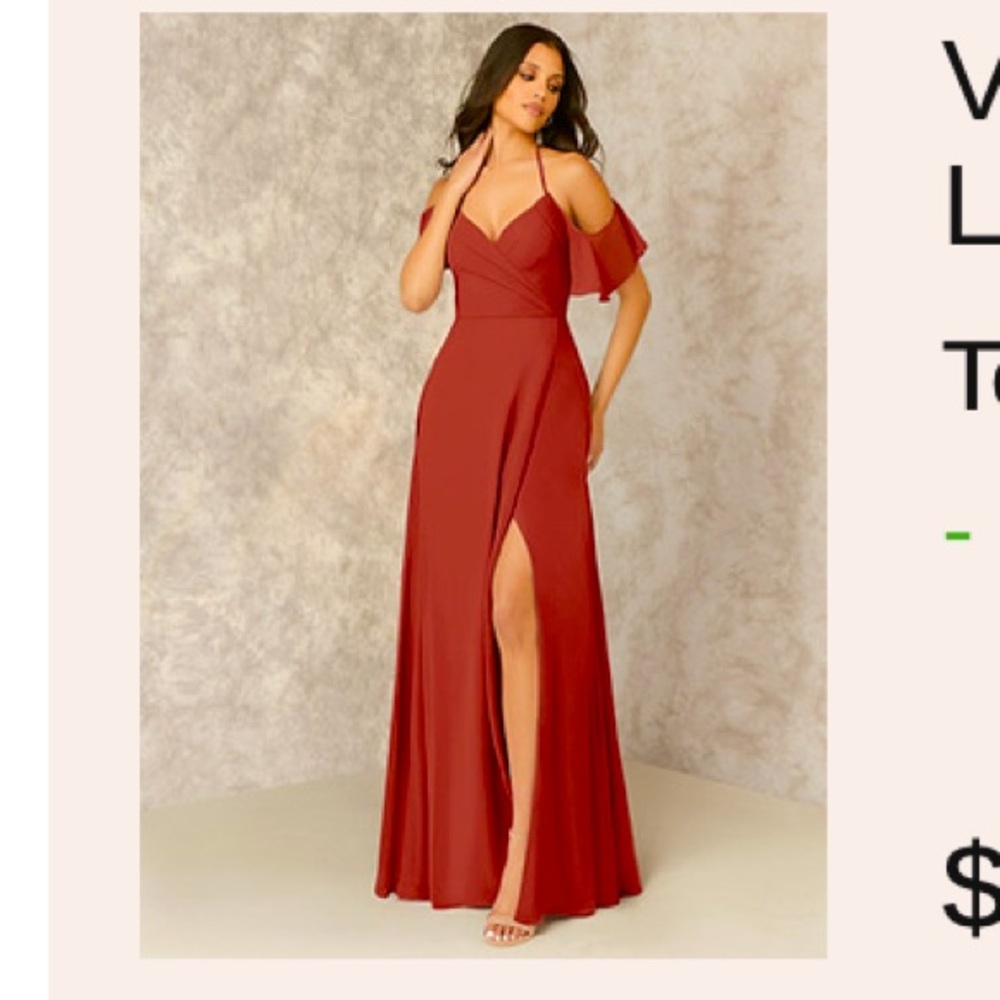 Elegant Red Evening Gown